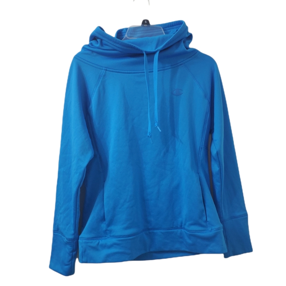 Champion Light Blue Funnel Neck Sweatshirt